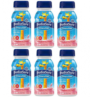 SỮA NƯỚC VỊ DÂU PEDIASURE GROW & GAIN STRAWBERRY SHAKE 237ML, US. (Chai)