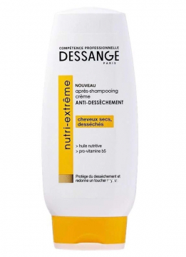 Dầu xả Dessange 200ml màu trắng vàng cho tóc khô, hư tổn - Hàng Pháp