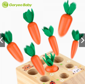 Bộ đồ chơi gỗ nhổ củ cà rốt Goryeo Baby (Sét)