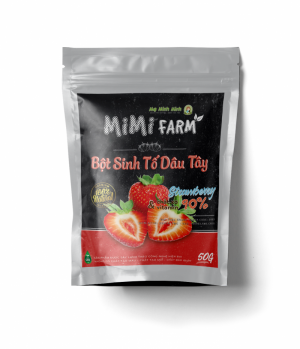 Bột Sinh Tố Dâu Tây Mẹ MINH MINH 50gr