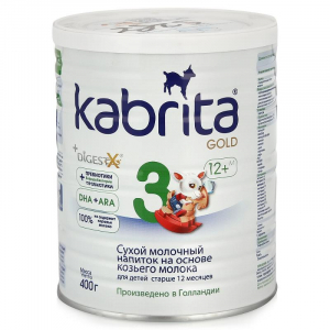Sữa bột công thức Kabrita Gold số 3 800gr (hộp)