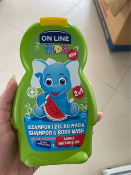 SỮA TẮM TRẺ EM ON LINE KIDS WATERMELON XANH LÁ 250ML (CHAI)