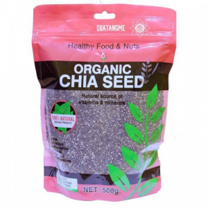 Hat Chia Healthy Food Organic Chia Seed Orange Bag 1kg ( HỒNG ) Bịch) (Gói)